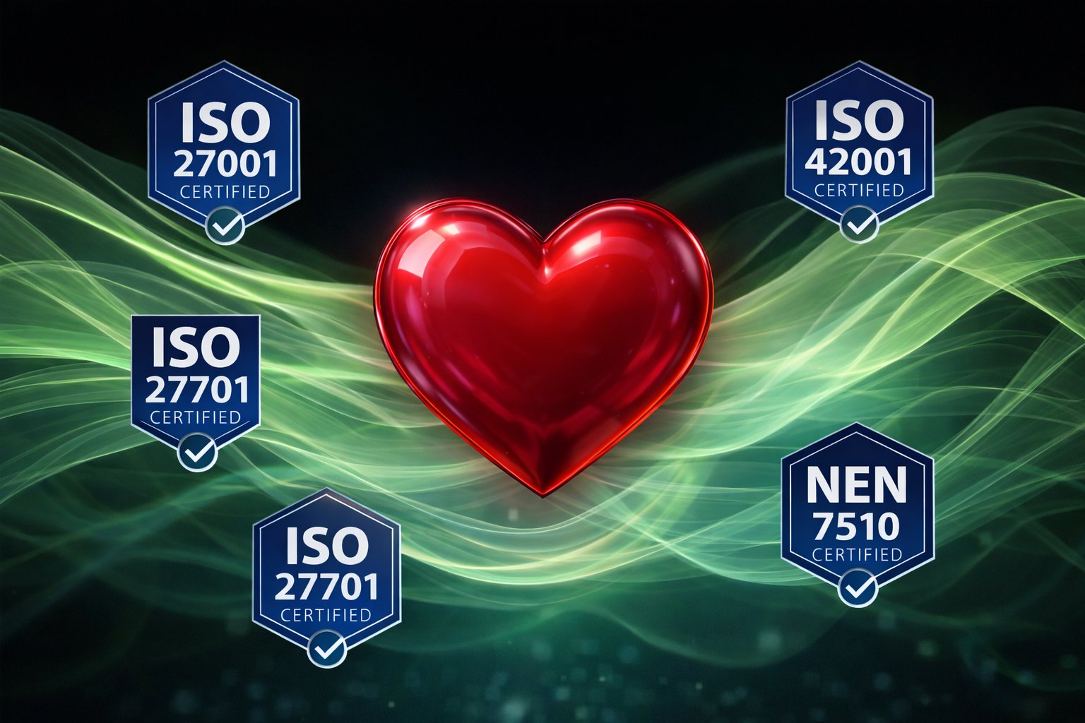 ISO 27001, ISO 27701, ISO 42001 en NEN 7510 certificering — iso2700x.nl